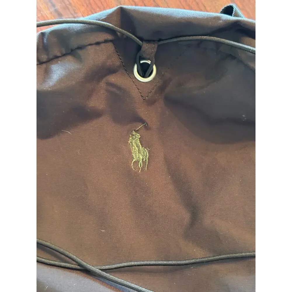 Polo Ralph Lauren Black Lightweight Outdoors Mountain Hiking Backpack